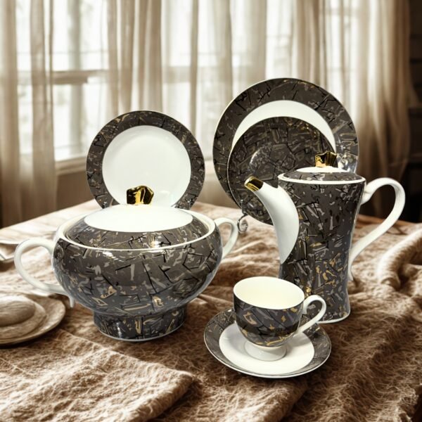 dinner set super bone 61pc