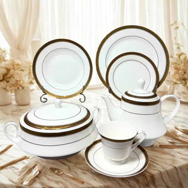 dinner set super bone 61pc