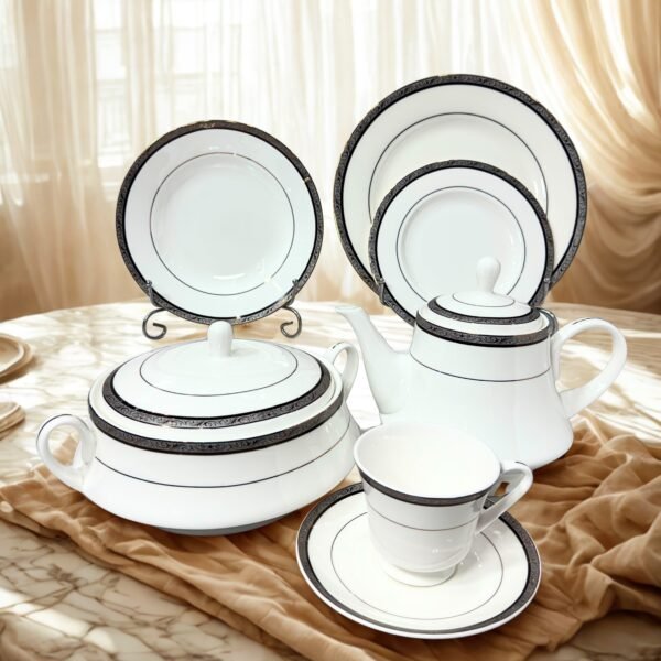 dinner set super bone 61pc