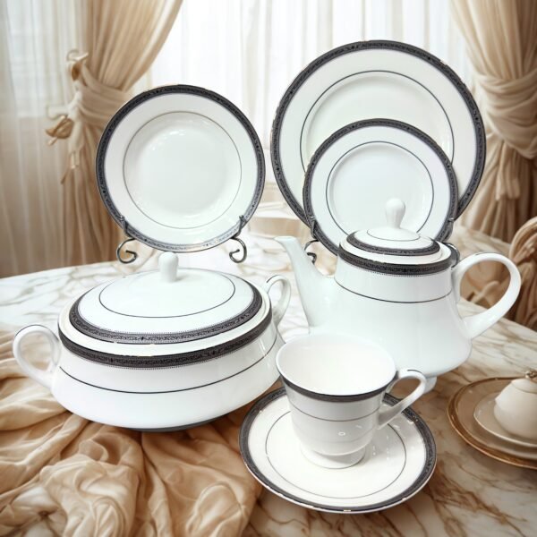 dinner set super bone 61pc