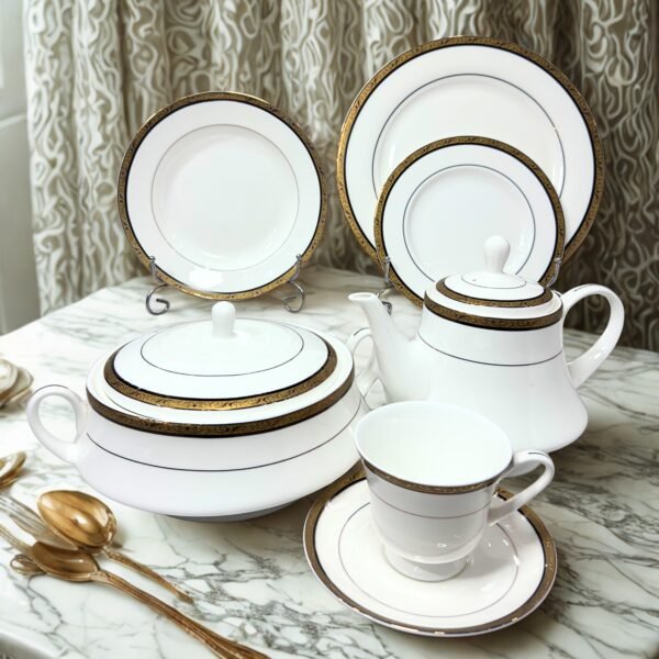 dinner set super bone 61pc