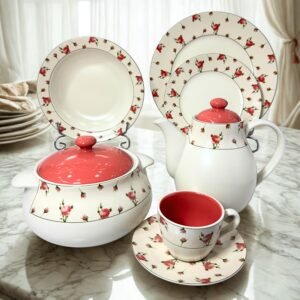 Home dinner set stoneware 61pc