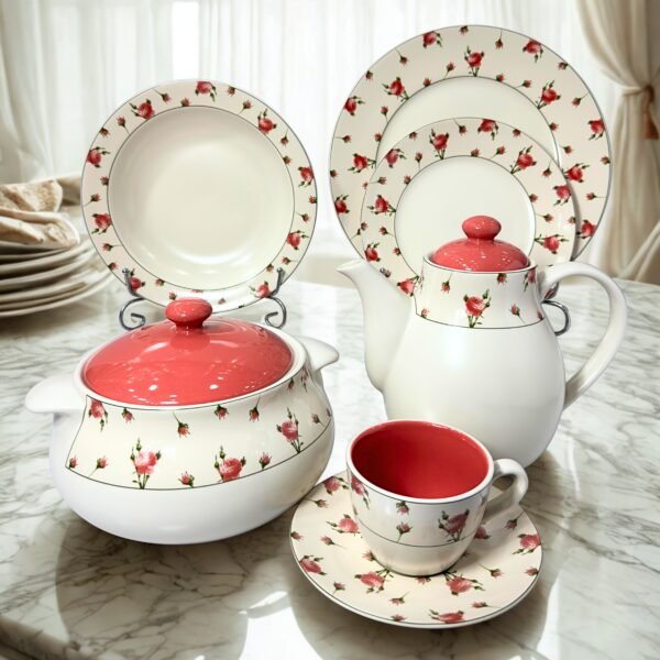 dinner set stoneware 61pc