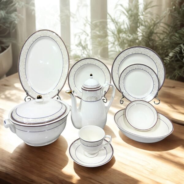 dinner set bone china 61pc