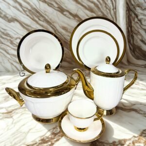 Home Dinner Set Bone China Golden Line 61Pc
