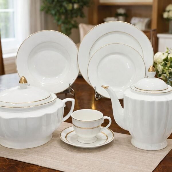 dinner set bone china 61pc