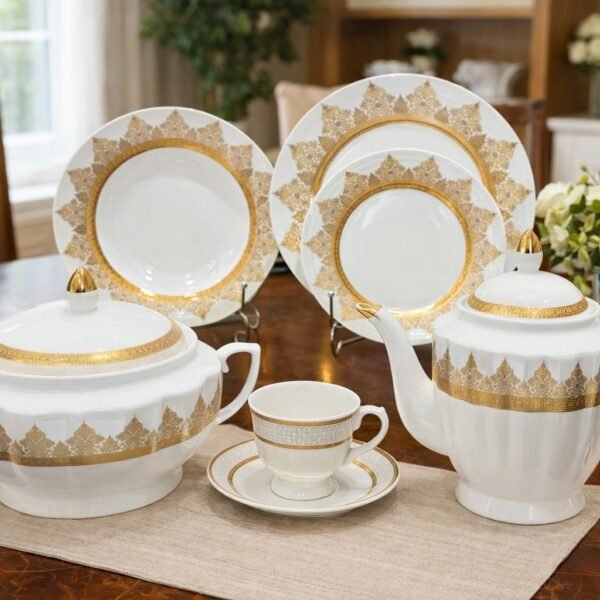 dinner set bone china 61pc