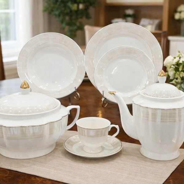 dinner set bone china 61pc