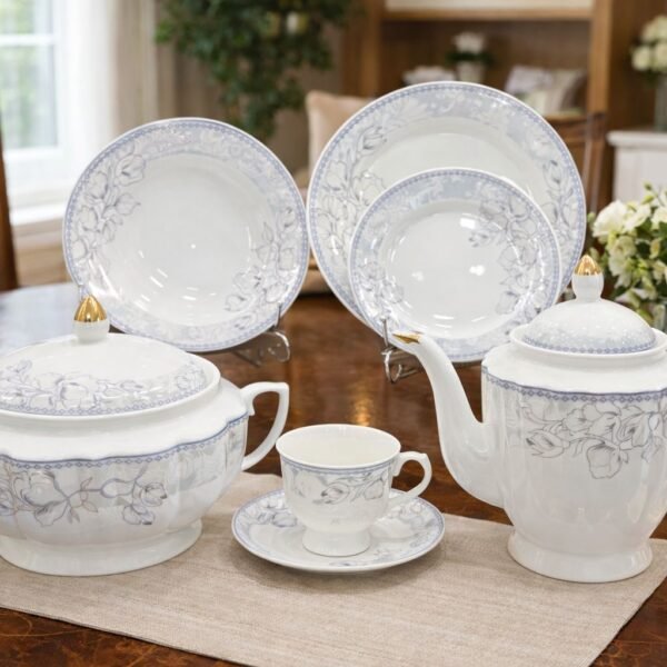 dinner set bone china 61pc